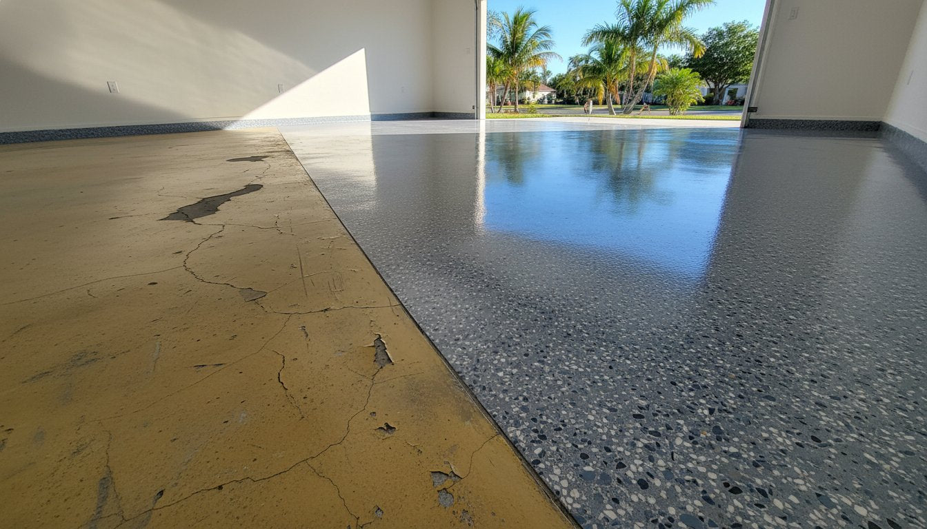 Epoxy vs. Polyaspartic for Florida Garages: The 2026 Durability Diagnosis