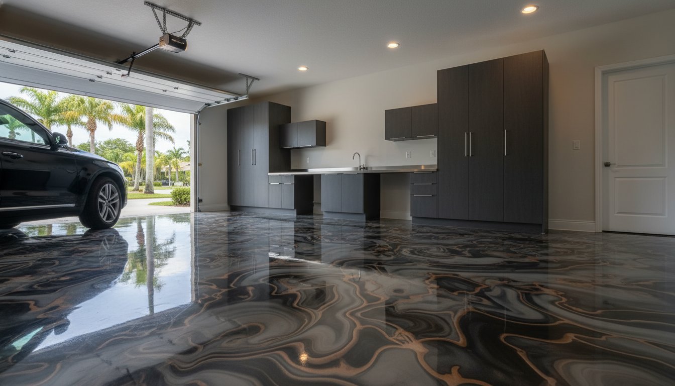 Metallic Epoxy Garage Floor Trends: The Surgical-Grade Aesthetic Upgrade for 2026