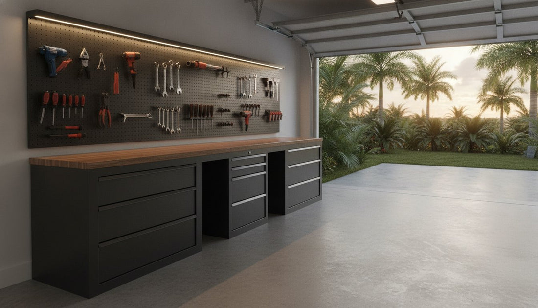 Custom Garage Workbenches in Davie: The Professional Prescription for Your Workspace