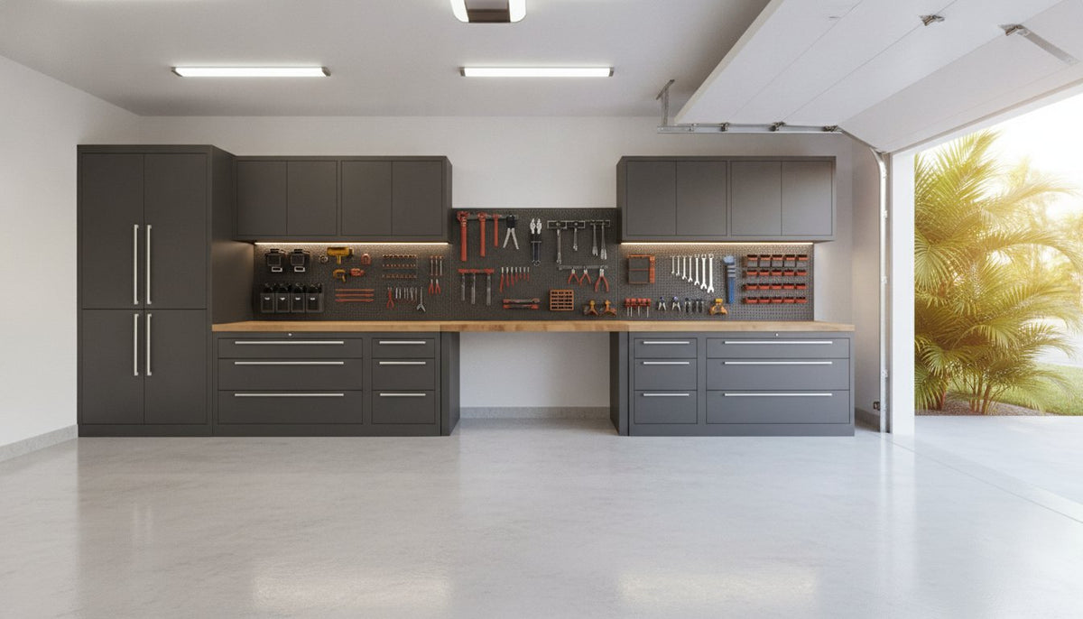 Custom Garage Workbench in South Florida: The Professional Prescription for Your Workspace