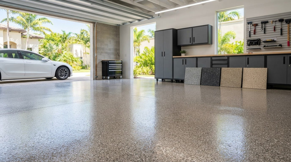 Garage Floor Coating Color Options in Davie: How to Choose