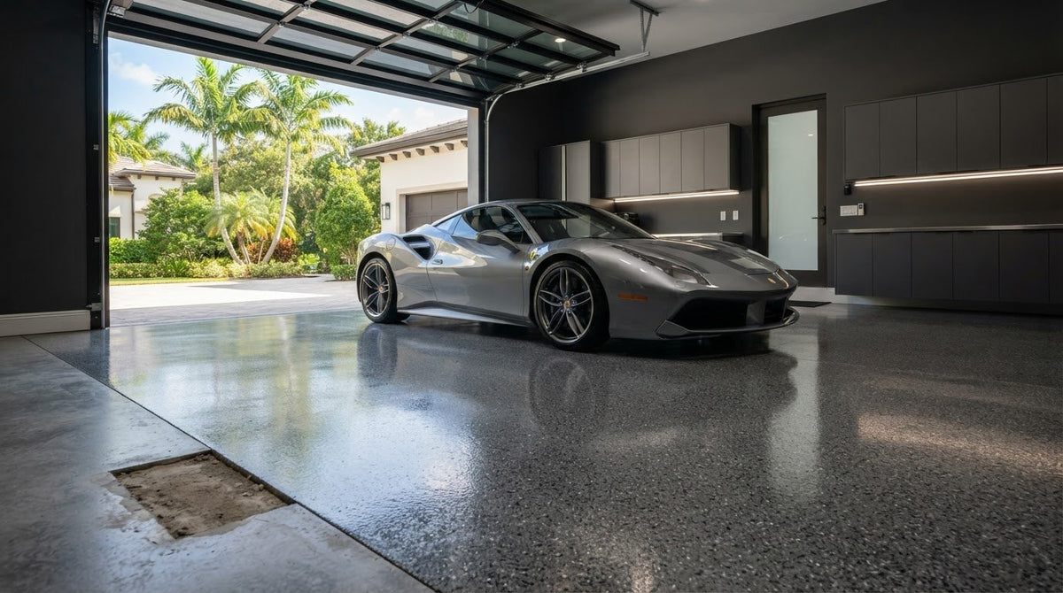 Garage Flooring for High-End Cars in Davie: A Buyer’s Guide