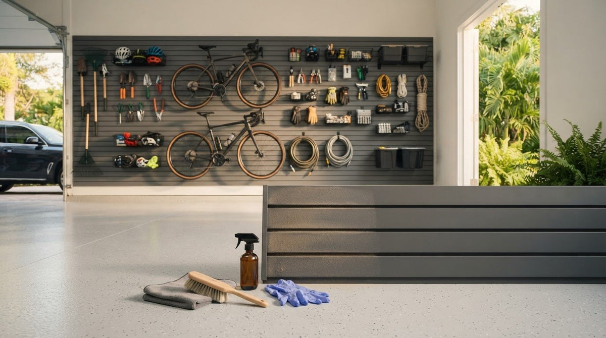 How to Clean and Maintain Garage Slatwall: A Practical Guide