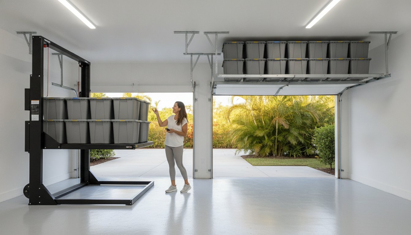 Motorized vs. Manual Overhead Garage Storage: The 2026 Professional Prescription