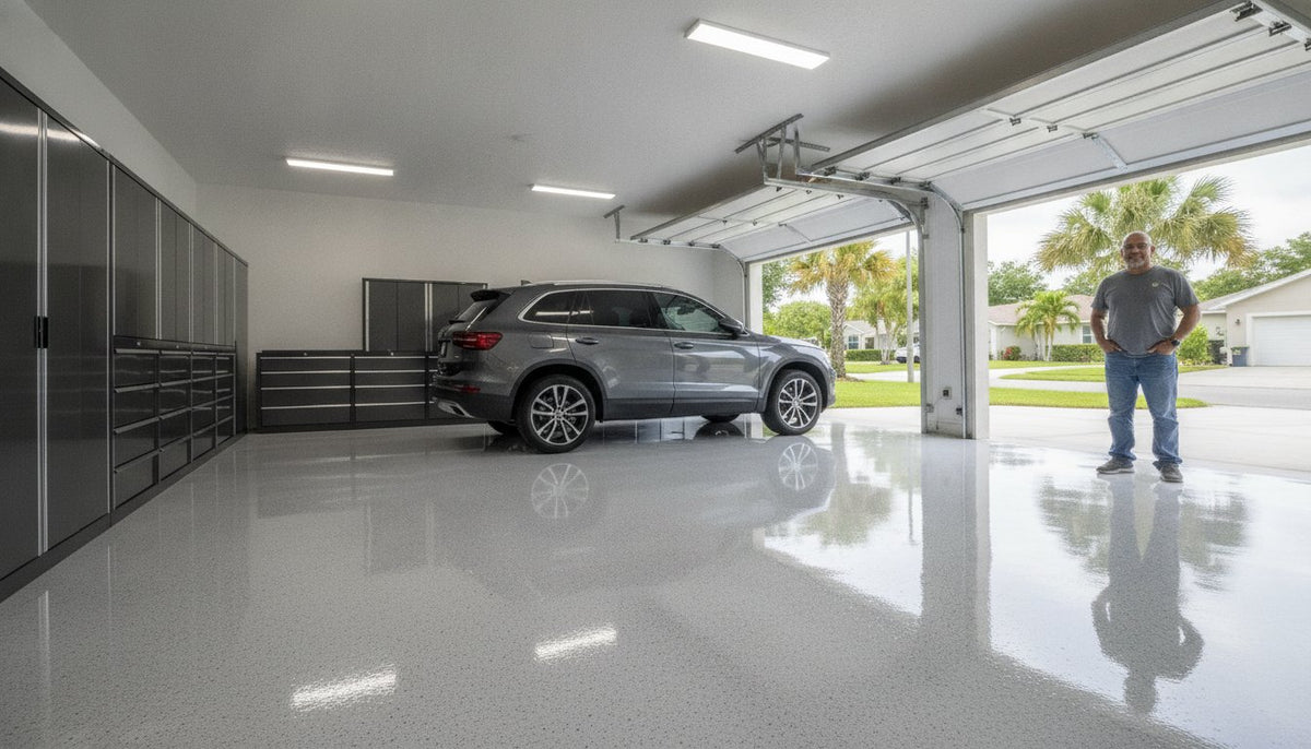 Professional Polyaspartic & Epoxy Garage Floor Coating in Davie