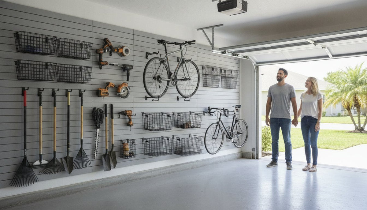 Professional Slatwall Installation in Broward: The Expert Prescription for Garage Chaos