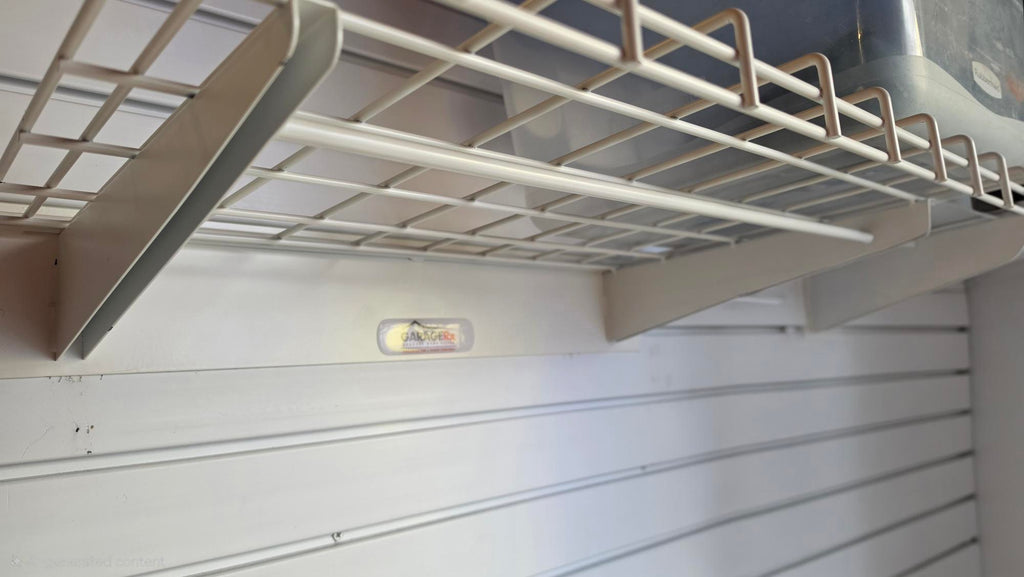 24" Wire shelf for slatwall